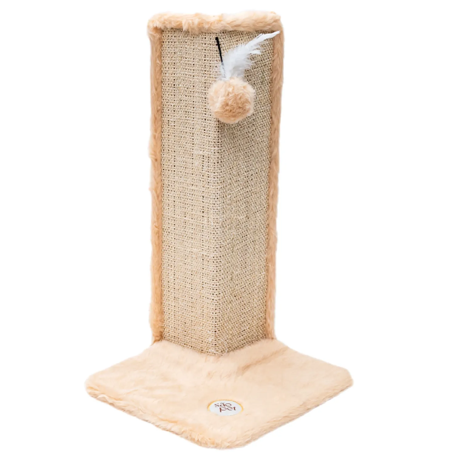 Arranhador de Canto Bege São Pet